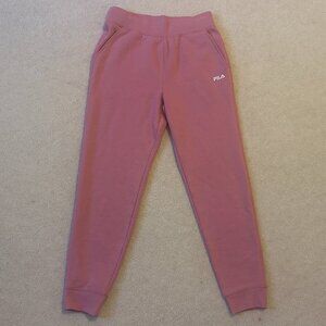 NWT Women's Fila Sweat Pants, Pink Dusty Rose, Size Medium